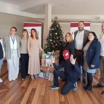 Ana Mata asiste a la entrega de juguetes de la Fundación Idiliq