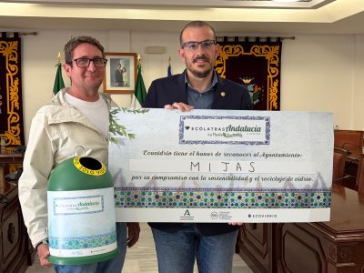 Mijas recibe el reconocimiento ‘Ecolólatras Andalucía’ tras lograr la mejor puntuación de la provincia de Málaga