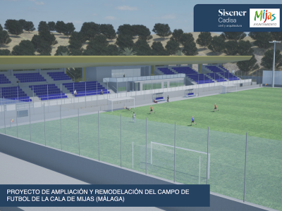 Siete empresas optan al contrato de más de 10 millones de euros para ejecutar las obras de remodelación del campo de fútbol de La Cala