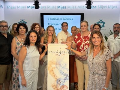 Mijas subvenciona con 500.500 € a nueve entidades sociales que desarrollan un total de 17 proyectos de inclusión en el municipio  