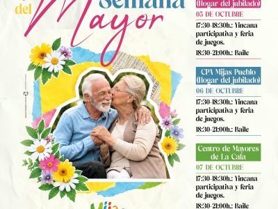 El Ayuntamiento de Mijas conmemorará el Día Internacional de las Personas Mayores con gincanas y ferias de juegos